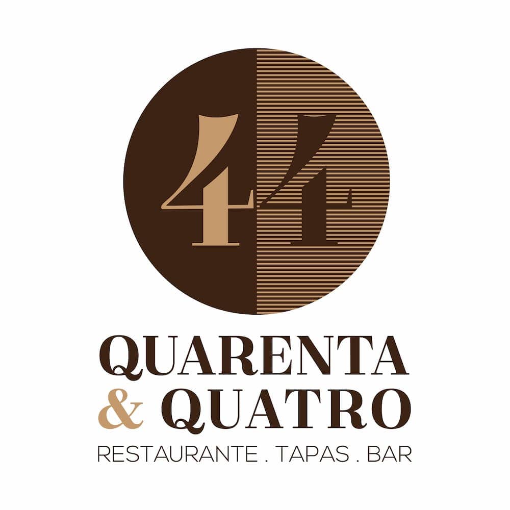 Logotipo restaurante: Quarenta e Quatro