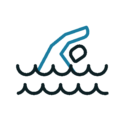 663 swimming outline1